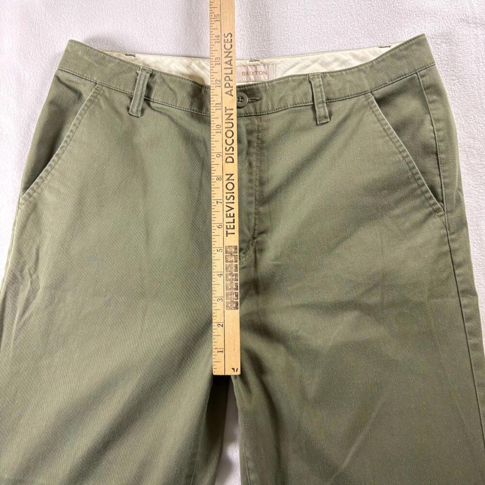 Brixton Pants Womens 30 Olive Straight Chino Casual Skate Streetwear Fit Vintage - Picture 7 of 9